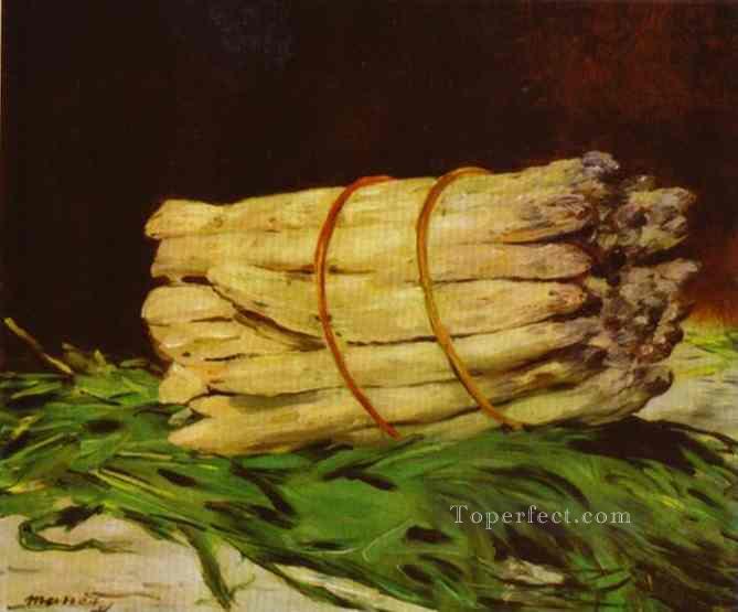 A Bunch Of Asparagus still life Impressionism Edouard Manet Oil Paintings
